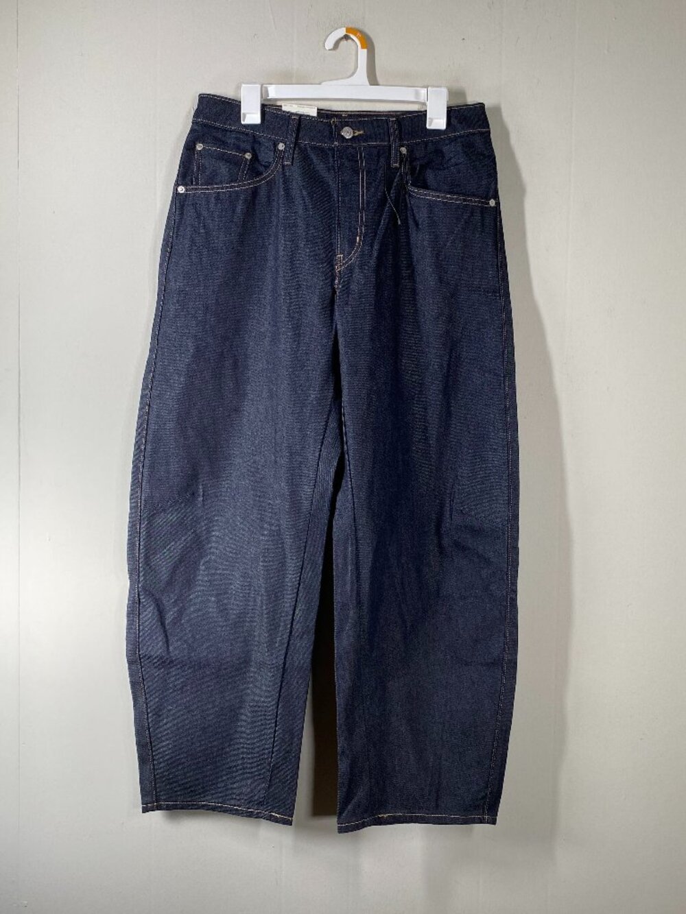Levi's Dark Blue Barrel Leg Jeans